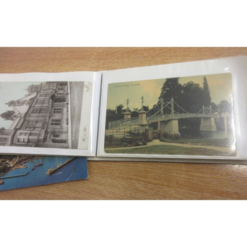 319 - A collection of Postcards, loose and in album to include a selection of local interest (Hereford, Le... 