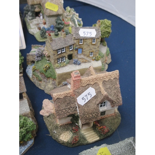 575 - A collection of Last of the Summer Wine and Lilliput Lane Cottages