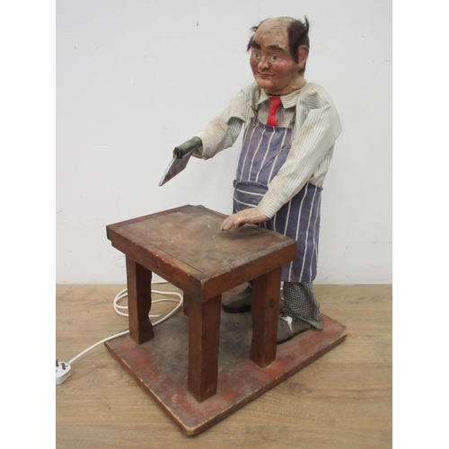 629 - A Butcher's Shop Display Automaton of a Butcher 2ft 6in H (Failed PAT Test)