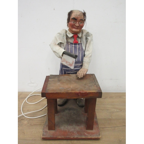 629 - A Butcher's Shop Display Automaton of a Butcher 2ft 6in H (Failed PAT Test)