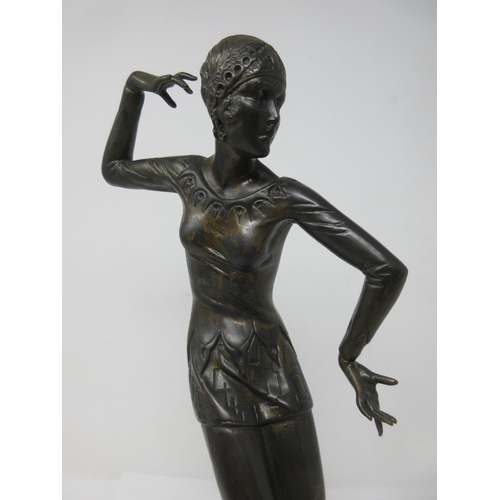 207 - A bronze figure of 