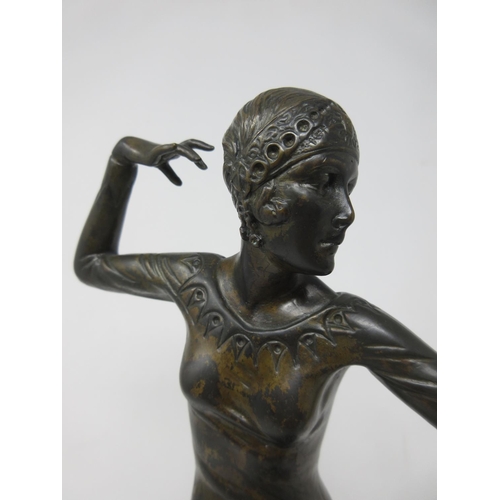 207 - A bronze figure of 