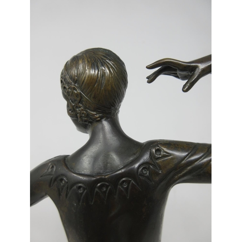 207 - A bronze figure of 