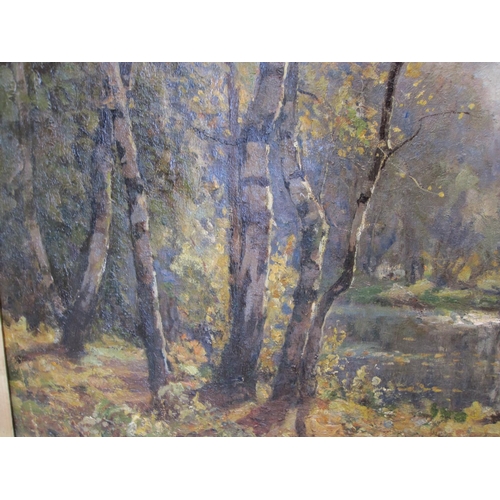 252 - ATTRIBUTED TO EDWARD ARTHUR WALTON RI (1860-1922). 'Late Summer', oil on canvas, 36 x 28in