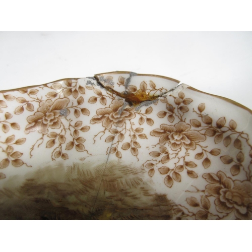 272A - A Royal Worcester service painted individual scenes with gamebirds, viz: Oval Platter with pheasant ... 