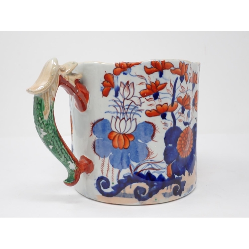 283 - A Masons Ironstone Mug with dragon handle, 5 1/2in H