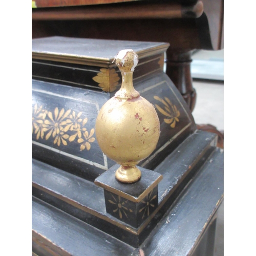 403 - A Georgian lacquered Longcase Clock, C.1720, by Daniel Delander having running duration of one month... 