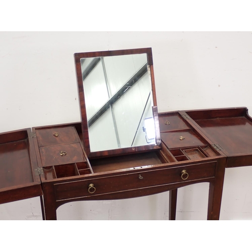 99 - A mahogany and glazed Cabinet (one pane A/F),  a folding Rack, wooden Bowl, enamel Pail and a glass ... 