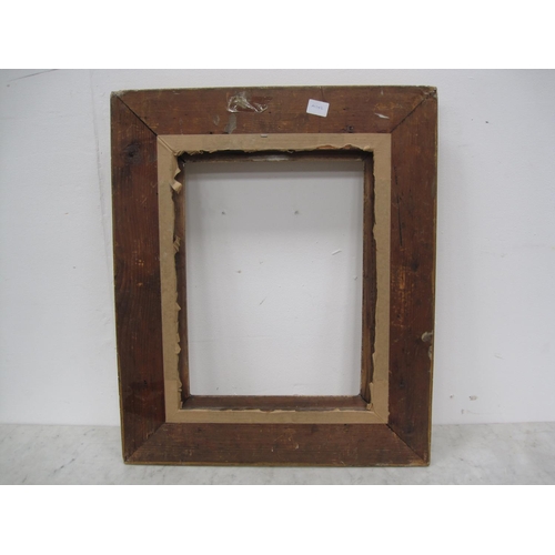 282 - A decorated gilt picture frame, c.1900, 12 x 16in (within rebate)