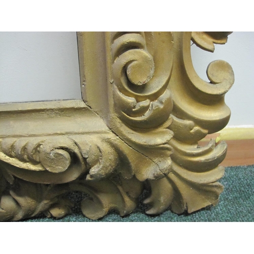 305 - An Italian 19th Century fruit wood carved Frame, in the baroque style, rebate size 24 x 16in