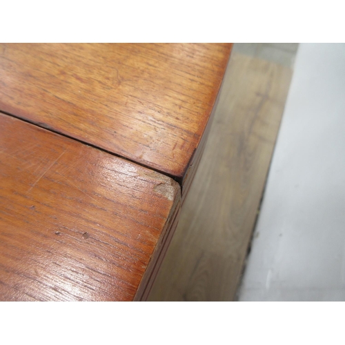 32 - A 1960's Teak extending Dining Table 4ft W x 2ft 5in H