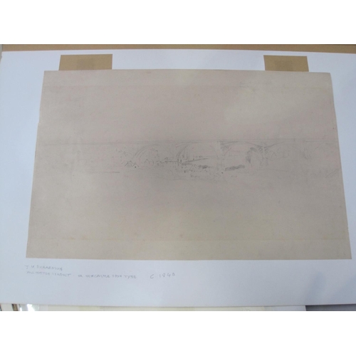 320 - K.K.H. A view of Quebec, with later pencil inscription on mount, unframed, 5 1/4 x 7 1/2in; together... 