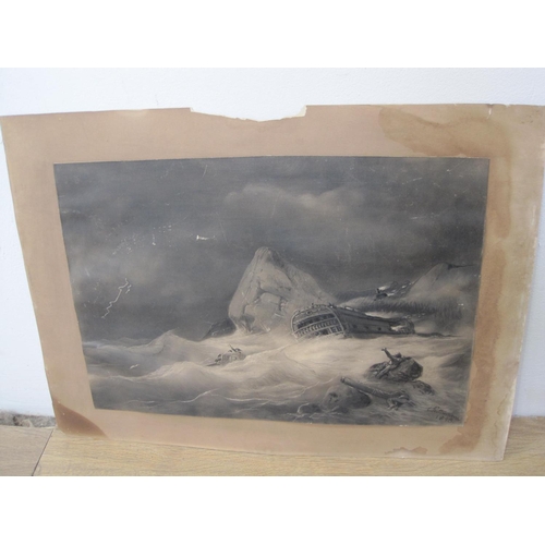 320 - K.K.H. A view of Quebec, with later pencil inscription on mount, unframed, 5 1/4 x 7 1/2in; together... 