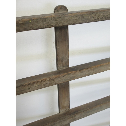 347 - An antique Bacon Rack 4ft x 3ft 4in