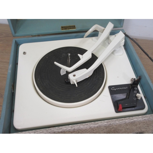 457 - A Dansette Record Player and a box of Records (Failed PAT Test)