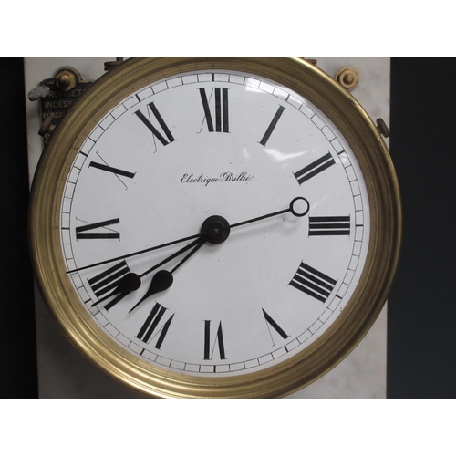 150 - An Electrique Bulle Wall Clock dated 5-2-39 1ft 4in L x 8in W