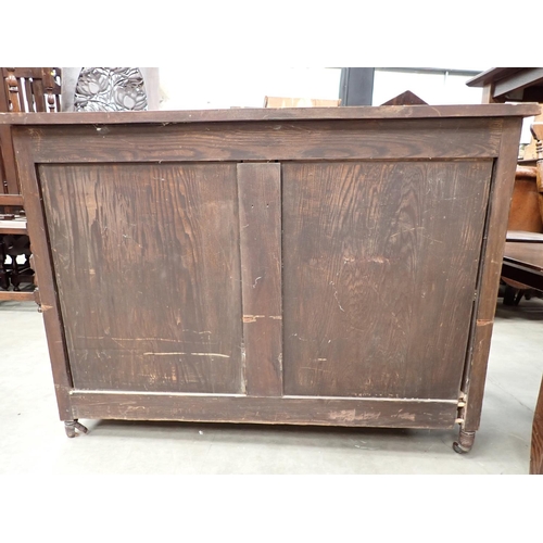 418 - A Victorian mahogany Dressing Chest of two short and two long drawers 5ft 10in H x 3ft 6in W