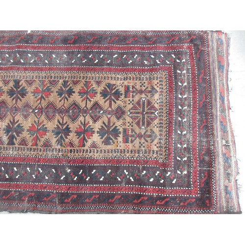 2 - Two handwoven Persian Rugs 5ft 7in L x 2ft 10in W and 5ft 2in L x 3ft 6in W