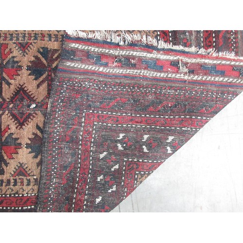 2 - Two handwoven Persian Rugs 5ft 7in L x 2ft 10in W and 5ft 2in L x 3ft 6in W