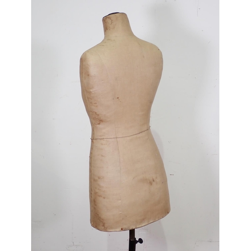 85 - A 19th Century Dressmaker's Mannikin 4ft 8in H