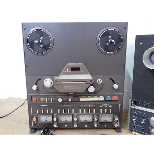 138A - A Tascam reel to reel Tape Recorder and a Revox reel to reel Recorder (failed PAT test - incorrect p... 