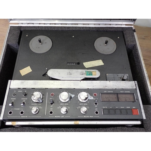 Two Revox reel to reel Tape Recorders in flight cases