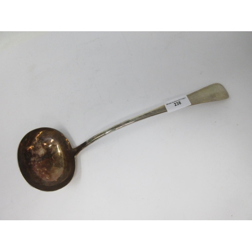 238 - A George III silver Soup Ladle, Old English pattern, London 1810, maker: T.B