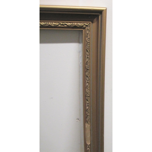 324 - A gilt decorated Frame, rebate 22 1/2 x 31 1/2 in; and another Frame, two (2)