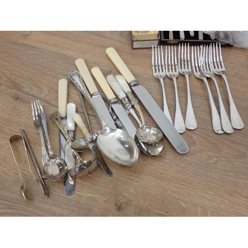 515 - A quantity of various plated Cutlery