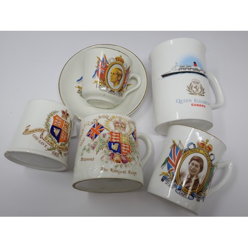 420A - A collection of Commemorative Mugs and a Minstrel Band