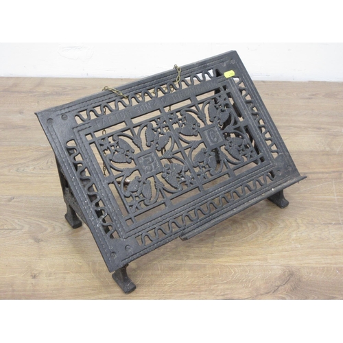 42 - A cast iron Reading Stand by Partonson & Co. Birmingham