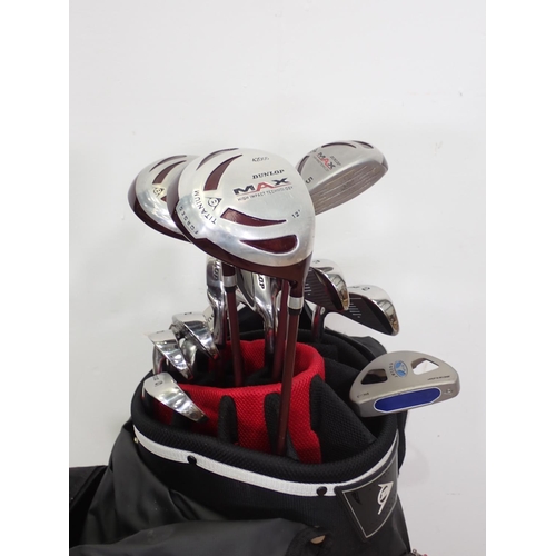 451 - A Dunlop Golf Bag and Clubs