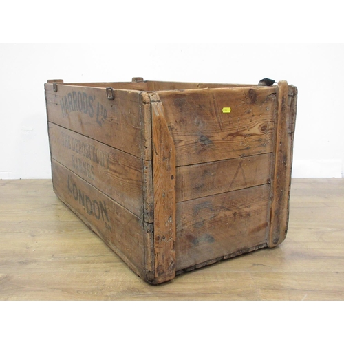 466 - A Harrod's pine Chest 2ft 11in W x 1ft 7in H