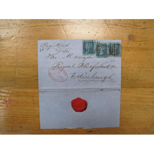 481 - A collection of G.B. Stamps, mint/used ; with a selection of early Victorian Covers and Envelopes, ,... 