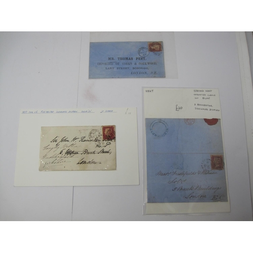 481 - A collection of G.B. Stamps, mint/used ; with a selection of early Victorian Covers and Envelopes, ,... 