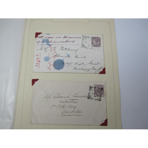 481 - A collection of G.B. Stamps, mint/used ; with a selection of early Victorian Covers and Envelopes, ,... 