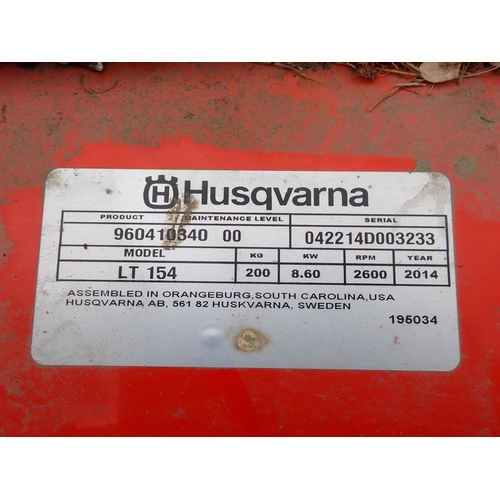 537 - A Husqvarna ride on Lawn Mower A/F