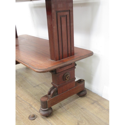 580 - A19th Century mahogany three tier Buffet 3ft 6in W x 3ft 6in H