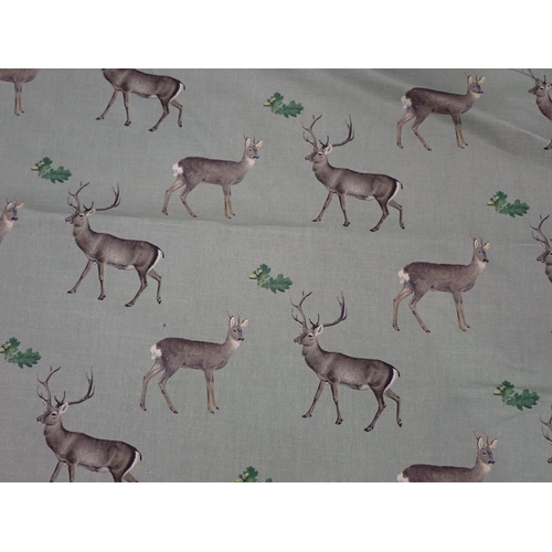 585 - A roll of Izabela Peters Fabric with Roe and Red Deer design