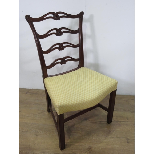 595 - Three 19th Century mahogany Elbow Chairs and a single Chair