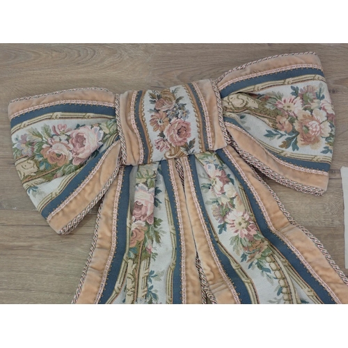 602 - A needlework wall hanging Bow