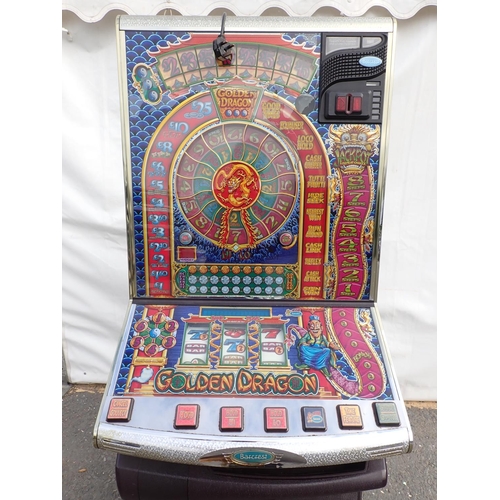 656 - Golden Dragon Slot Machine with keys (passed PAT)