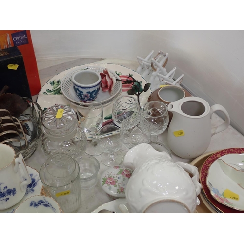 358 - Boxed crystal Glasses, part Tea Service, Cutlery, etc.