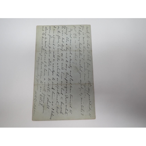 101 - Dr Hawley Harvey Crippen Archive: A signed letter written on Official Stationery from H.M Prison Bri... 