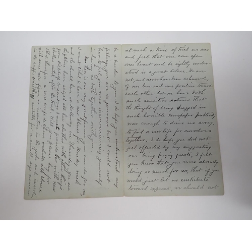 103 - Dr Hawley Harvey Crippen Archive: A signed letter written on Official Stationery from H.M Prison Bri... 