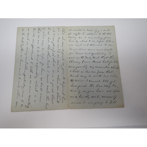 107 - Dr Hawley Harvey Crippen Archive: A signed letter written on Official Stationery from H.M Prison Bri... 