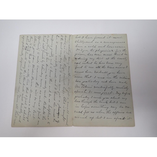 108 - Dr Hawley Harvey Crippen Archive: A signed letter written on Official Stationery from H.M Prison Bri... 