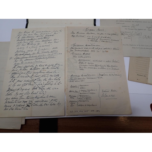 112 - Dr Crippen Archive: Material to and from Dr John Herbert Burroughs, a friend of Dr Crippen and witne... 