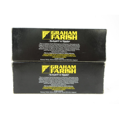 171 - Two boxed Graham Farish N-gauge 2-6-4 Standard Class Locomotives No.80064 and 80079 in BR black live... 