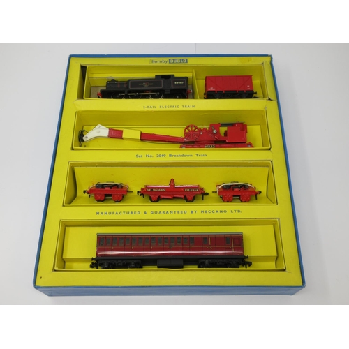 176 - A boxed Hornby-Dublo 00 gauge 2-rail No.2049 Breakdown Set with 0-6-2 Tank Locomotive